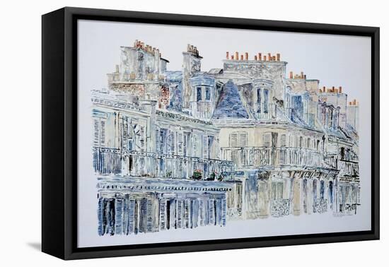 Rue du Rivoli, Paris, 1987-Anthony Butera-Framed Premier Image Canvas