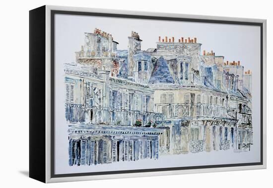 Rue du Rivoli, Paris, 1987-Anthony Butera-Framed Premier Image Canvas