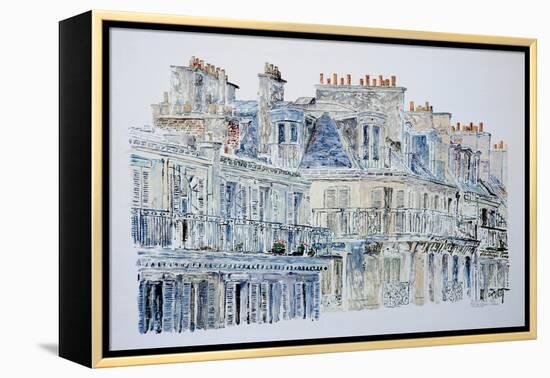 Rue du Rivoli, Paris, 1987-Anthony Butera-Framed Premier Image Canvas