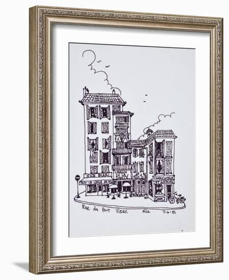 Rue du Vieux Port in Old Nice, Nice, France-Richard Lawrence-Framed Photographic Print