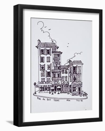 Rue du Vieux Port in Old Nice, Nice, France-Richard Lawrence-Framed Photographic Print