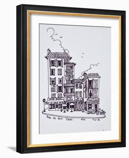 Rue du Vieux Port in Old Nice, Nice, France-Richard Lawrence-Framed Photographic Print