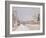 Rue Eugène Moussoir at Moret: Winter, 1891-Alfred Sisley-Framed Giclee Print