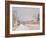 Rue Eugène Moussoir at Moret: Winter, 1891-Alfred Sisley-Framed Giclee Print