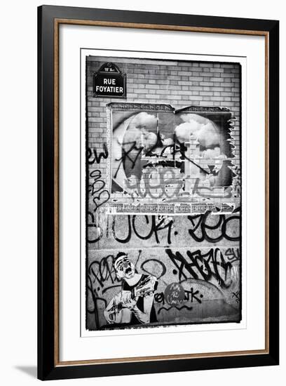 Rue Foyatier - Street Art - Monmartre - Paris - Fance-Philippe Hugonnard-Framed Photographic Print