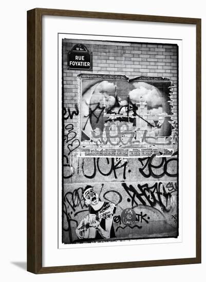 Rue Foyatier - Street Art - Monmartre - Paris - Fance-Philippe Hugonnard-Framed Photographic Print