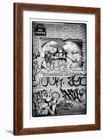 Rue Foyatier - Street Art - Monmartre - Paris - Fance-Philippe Hugonnard-Framed Photographic Print