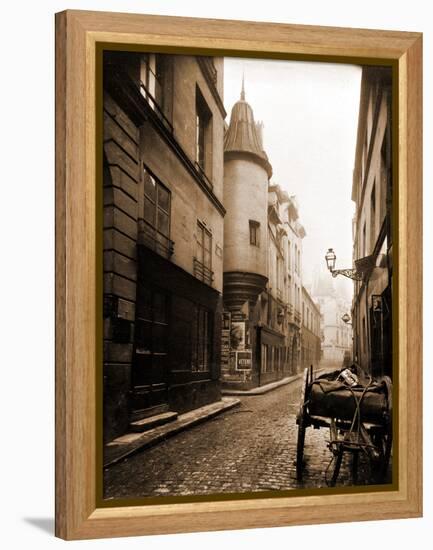 Rue Hautefeuille, 6th Arrondissement 1898-Eugène Atget-Framed Premier Image Canvas