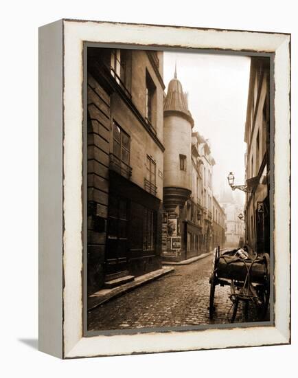 Rue Hautefeuille, 6th Arrondissement 1898-Eugène Atget-Framed Premier Image Canvas