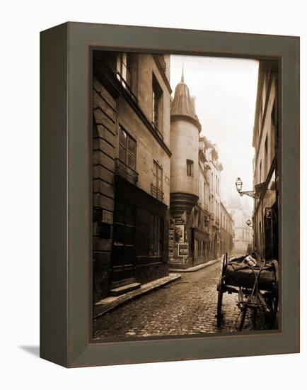 Rue Hautefeuille, 6th Arrondissement 1898-Eugène Atget-Framed Premier Image Canvas