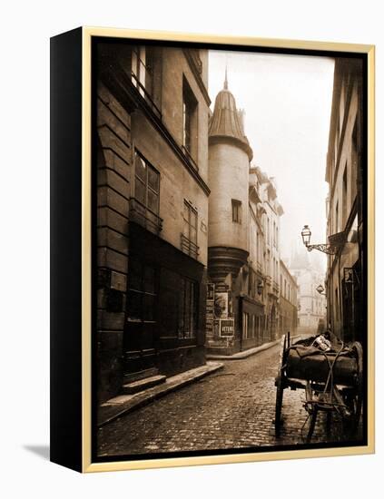 Rue Hautefeuille, 6th Arrondissement 1898-Eugène Atget-Framed Premier Image Canvas