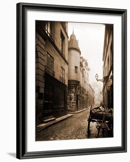 Rue Hautefeuille, 6th Arrondissement 1898-Eugène Atget-Framed Photographic Print