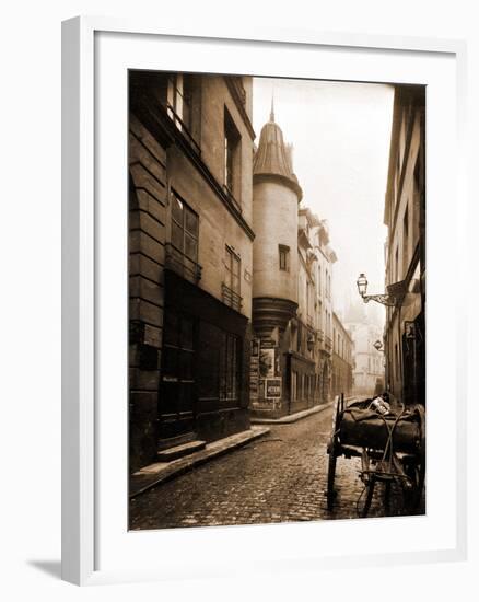 Rue Hautefeuille, 6th Arrondissement 1898-Eugène Atget-Framed Photographic Print