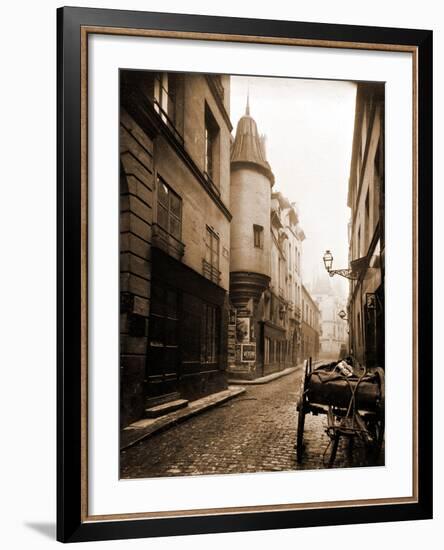 Rue Hautefeuille, 6th Arrondissement 1898-Eugène Atget-Framed Photographic Print