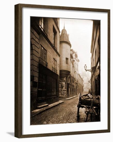 Rue Hautefeuille, 6th Arrondissement 1898-Eugène Atget-Framed Photographic Print