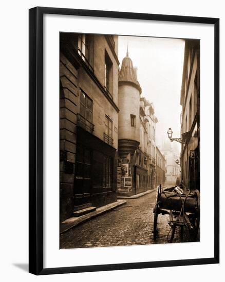 Rue Hautefeuille, 6th Arrondissement 1898-Eugène Atget-Framed Photographic Print
