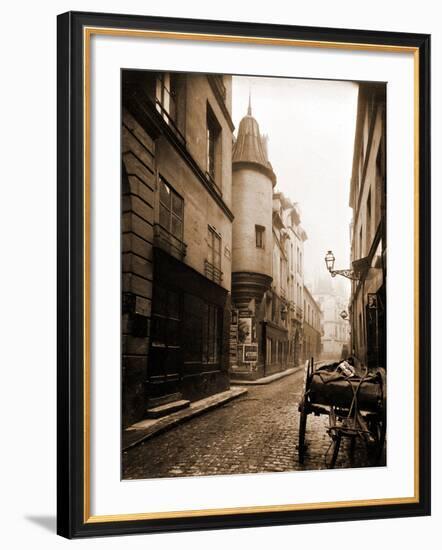 Rue Hautefeuille, 6th Arrondissement 1898-Eugène Atget-Framed Photographic Print