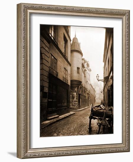 Rue Hautefeuille, 6th Arrondissement 1898-Eugène Atget-Framed Photographic Print