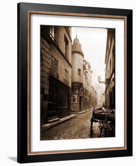 Rue Hautefeuille, 6th Arrondissement 1898-Eugène Atget-Framed Photographic Print