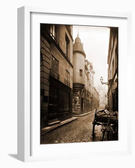 Rue Hautefeuille, 6th Arrondissement 1898-Eugène Atget-Framed Photographic Print