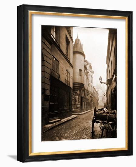 Rue Hautefeuille, 6th Arrondissement 1898-Eugène Atget-Framed Photographic Print