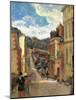 Rue Jouvenet in Rouen, 1884-Paul Gauguin-Mounted Giclee Print