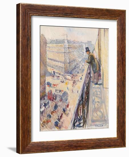 Rue Lafayette, 1891 (Oil on Canvas)-Edvard Munch-Framed Giclee Print