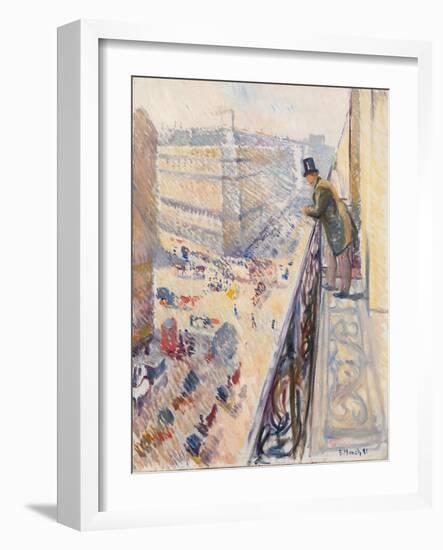 Rue Lafayette, 1891 (Oil on Canvas)-Edvard Munch-Framed Giclee Print