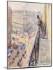 Rue Lafayette, 1891 (Oil on Canvas)-Edvard Munch-Mounted Giclee Print