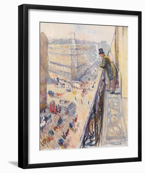 Rue Lafayette-Edvard Munch-Framed Premium Giclee Print