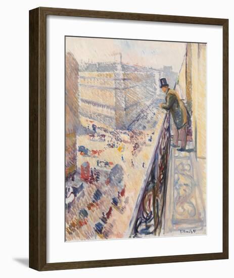 Rue Lafayette-Edvard Munch-Framed Premium Giclee Print