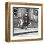 Rue Marcellin Berthelot, Choisy-Le-Roi, c.1945-Robert Doisneau-Framed Art Print