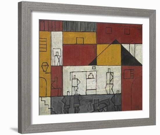 Rue No. 2-Joaquin Torres-Garcia-Framed Giclee Print