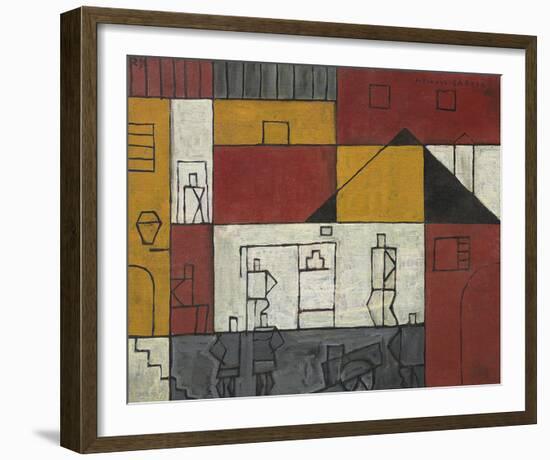 Rue No. 2-Joaquin Torres-Garcia-Framed Giclee Print