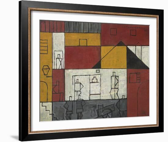 Rue No. 2-Joaquin Torres-Garcia-Framed Giclee Print