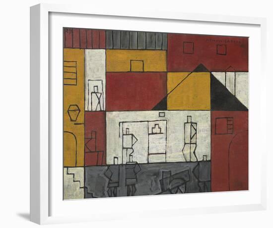 Rue No. 2-Joaquin Torres-Garcia-Framed Giclee Print