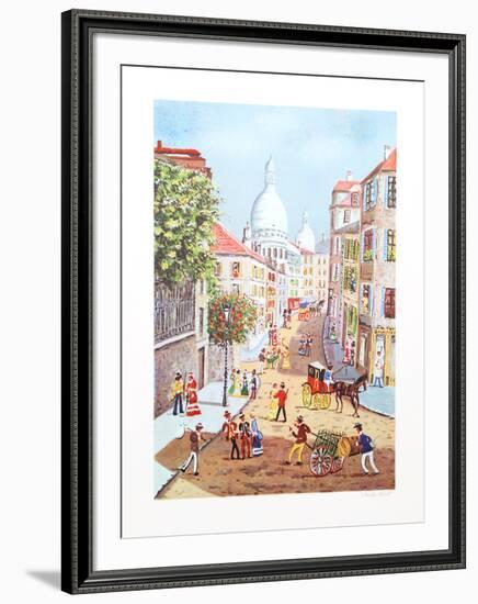 Rue Norvins-Claude Tabet-Framed Limited Edition