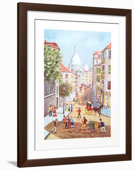 Rue Norvins-Claude Tabet-Framed Limited Edition