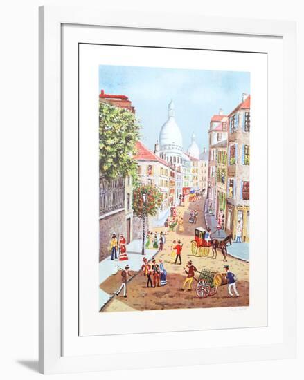 Rue Norvins-Claude Tabet-Framed Limited Edition