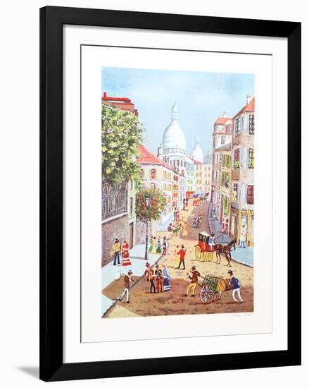 Rue Norvins-Claude Tabet-Framed Limited Edition