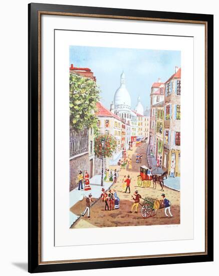 Rue Norvins-Claude Tabet-Framed Limited Edition