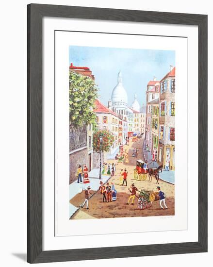 Rue Norvins-Claude Tabet-Framed Limited Edition