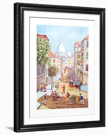 Rue Norvins-Claude Tabet-Framed Limited Edition