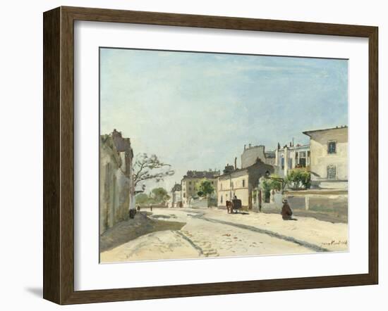 Rue Notre-Dame, Paris-Johan Barthold Jongkind-Framed Art Print