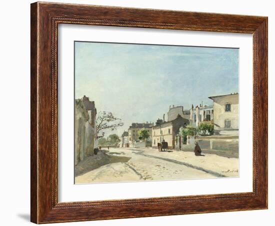 Rue Notre-Dame, Paris-Johan Barthold Jongkind-Framed Art Print