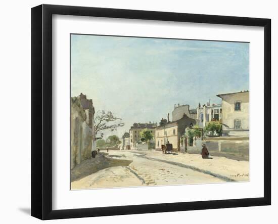 Rue Notre-Dame, Paris-Johan Barthold Jongkind-Framed Art Print