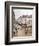 Rue Saint Honore, Afternoon, Rain Effect-Camille Pissarro-Framed Giclee Print