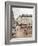 Rue Saint Honore, Afternoon, Rain Effect-Camille Pissarro-Framed Giclee Print