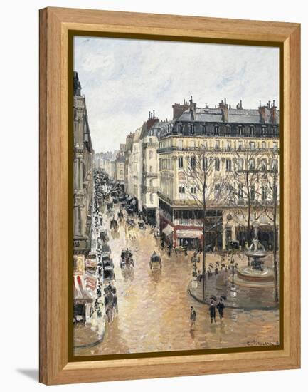 Rue Saint-Honoré in the Afternoon, Effect of Rain, 1897-Camille Pissarro-Framed Premier Image Canvas