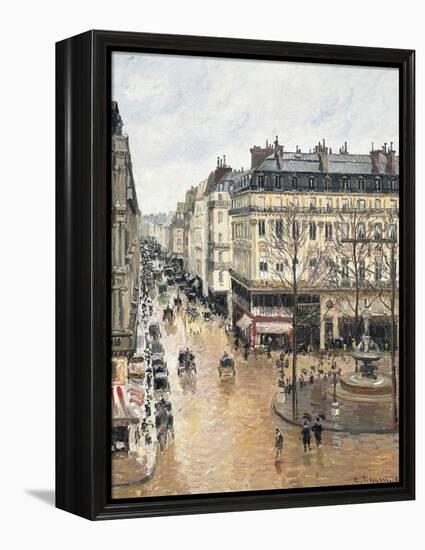 Rue Saint-Honoré in the Afternoon, Effect of Rain, 1897-Camille Pissarro-Framed Premier Image Canvas